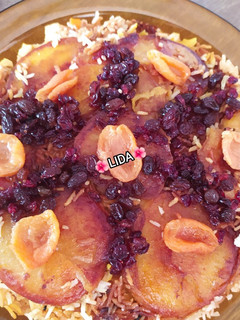 عکسی از دستور رشته پلو با مرغ