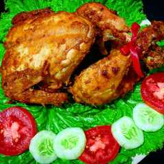 A picture of Ayam Panggang Bumbu Terasi (Created By Siekfen-Kitchen).