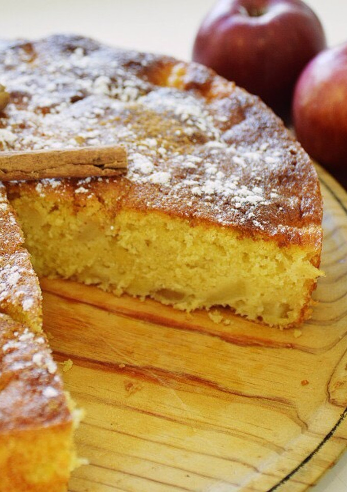 Una foto de Bizcocho de manzana