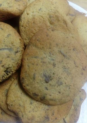 Φωτογραφία της συνταγής Νηστίσιμα cookies με σοκολάτα κουβερτούρα
