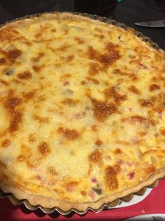 Una foto de Quiche de champiñones