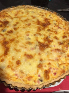 Una foto de Quiche de champiñones