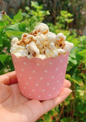 Hình của món Bắp rang embé.