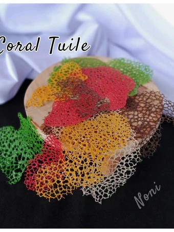 Cara Mudah Menyiapkan Resep  Coral Tuile (Garnish) yang Sempurna, Sempurna