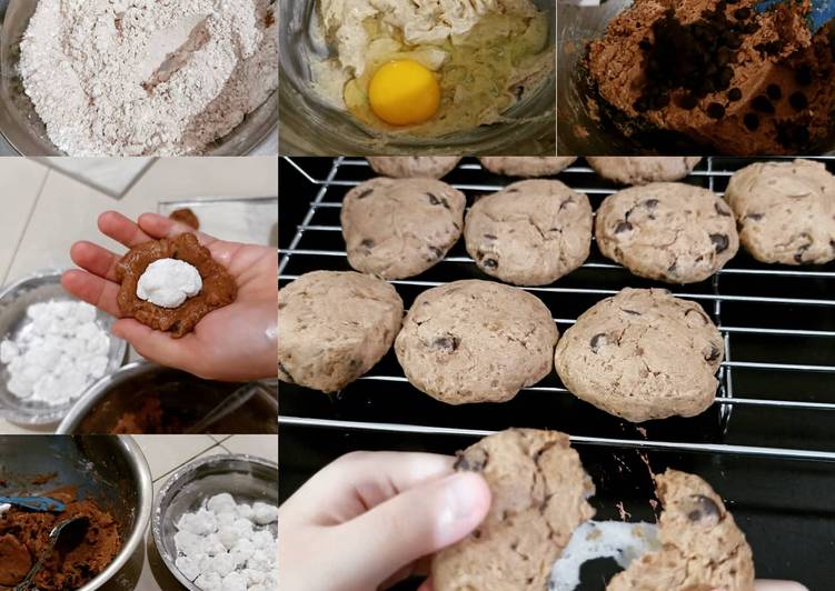 Bagaimana Membuat Mochi chocochips cookies yang Sempurna