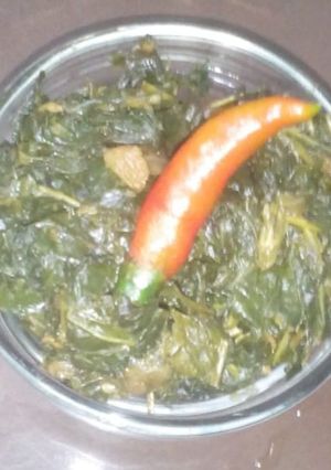 পাট শাক ভাজা(paat saag bhaja recipe in Bengali) রেসিপির প্রধান ছবি