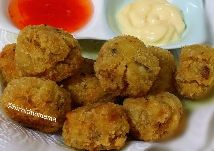 Resep Bola2 jamur shimeji | Cara Membuat Bola2 jamur shimeji Yang Mudah Dan Praktis