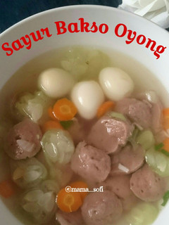 Foto resep Sayur Bening Bakso Oyong