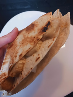 Una foto de Tortilla de banana y choco