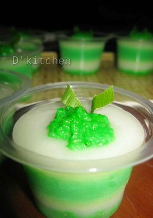 Foto resep Puding Tape Ketan Hijau Asli Seger