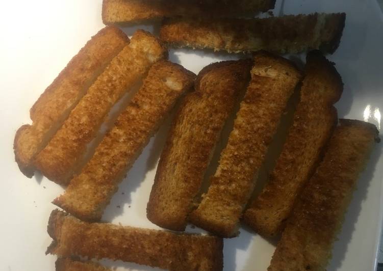Easy Way to Make Perfect Toast sticks