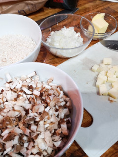 Una foto de Risotto de shiitake