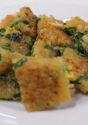 A picture of Potato chizimi (Korean pancake).