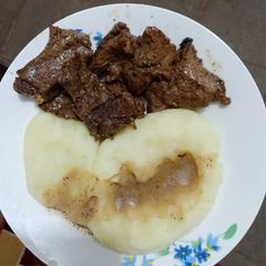 A picture of Pepper steak.