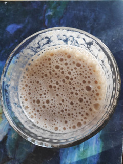 Una foto de Batido de plátano y pera
