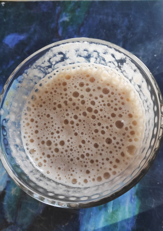 Una foto de Batido de plátano y pera