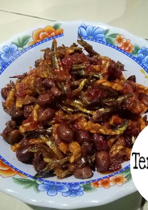 Foto resep Balado Teri Kacang Tempe