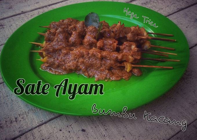 Resep Sate Ayam Bumbu Kacang Oleh Megha Triea Cookpad