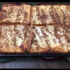 A picture of Overnight French toast bake.