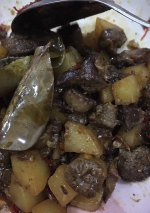 Foto resep Sambel kentang ati Ampela 😋