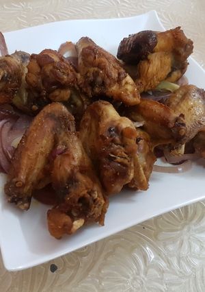 صورة لوصفة اجنحة الدجاج بدبس الرمان