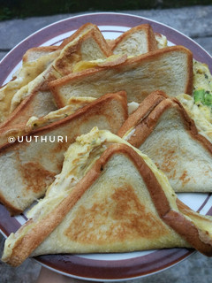 Foto resep Roti panggang telur keju