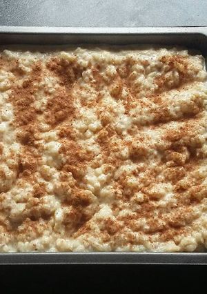 Una foto de Arroz con leche con canela y limón