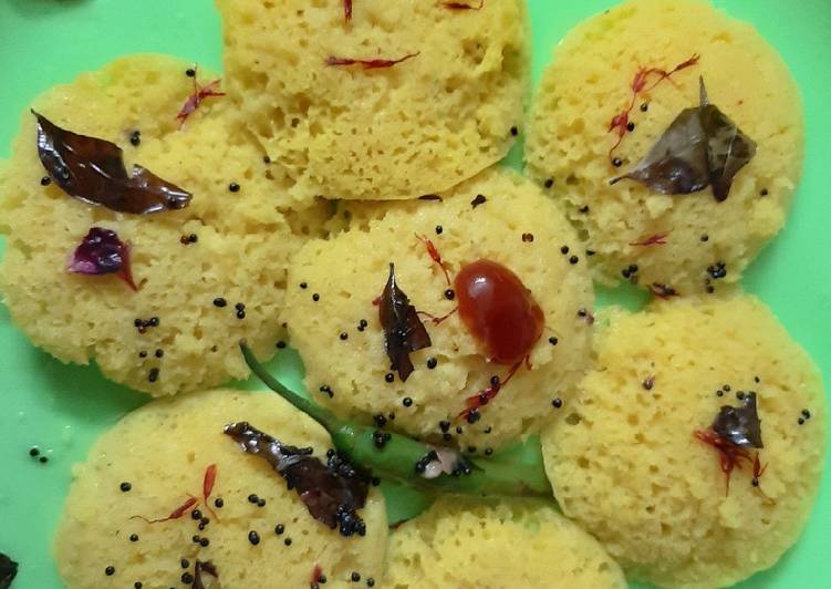 Quick Tips Kesar idli juicy dhokla