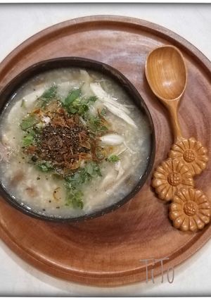 Hình của món Cháo gà.
