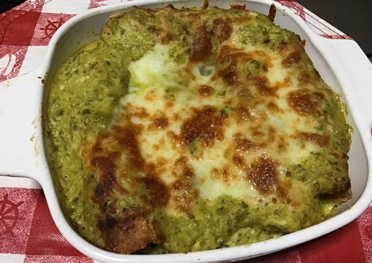 Enchiladas suizas tipo keto