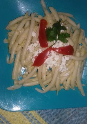 Una foto de Spaghetti verde