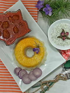 عکسی از دستور خورشت قیمه آلو