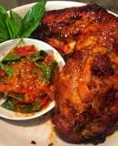 Ayam bakar madu #sambal kemangi