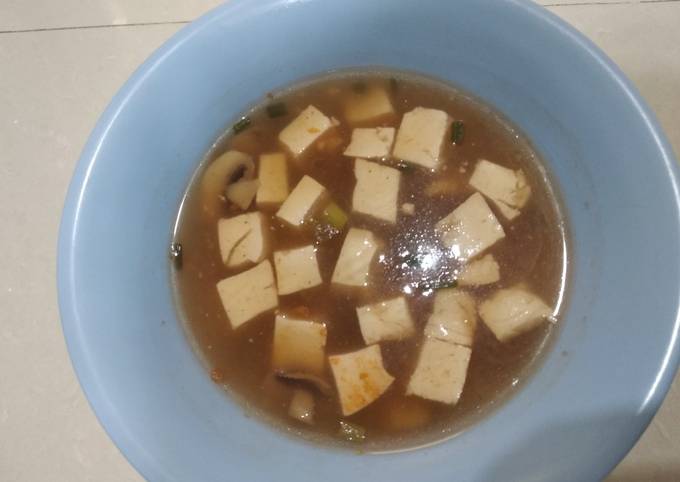 Recipe: Delicious Hot and sour soup