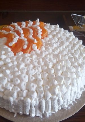 O poză a rețetei Prăjitură răsturnată cu mandarine.