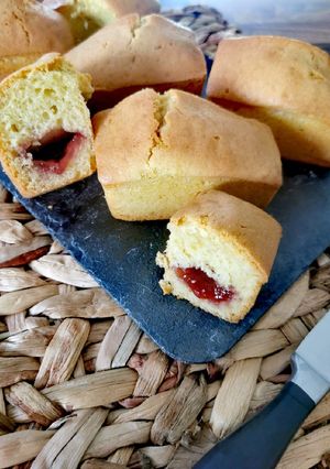 Une photo de Cake fourré à la fraise