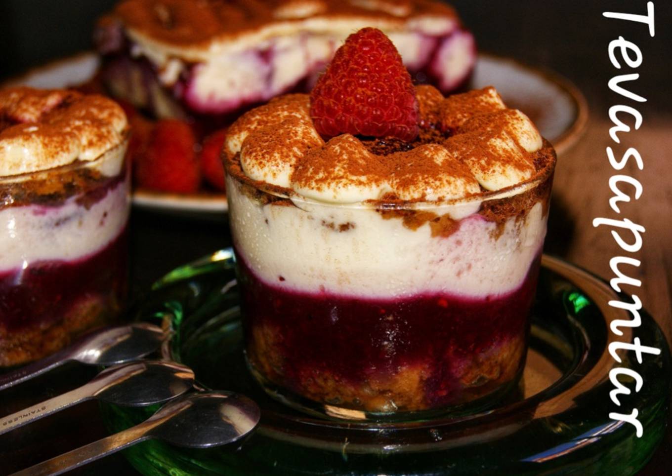 Tiramisú de frutos rojos 🍓🍒🍓🍾