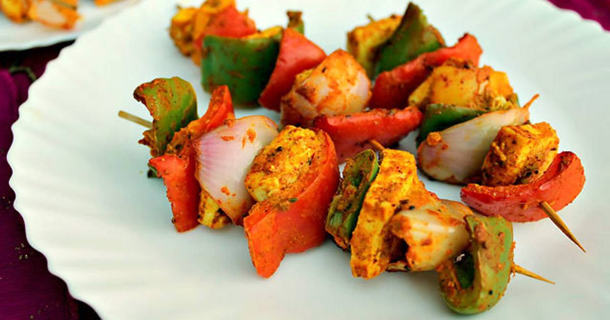 Easy Paneer Tikka Recipe By Pragya Surjan Cookpad