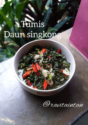 Foto resep Tumis daun singkong