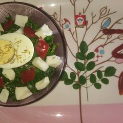 A picture of Northern Nigerian Moringa Salad.