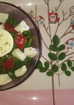 A picture of Northern Nigerian Moringa Salad.