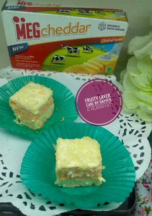 Foto resep Fruity Layer Cake #ketopad #kisahkasihcookpad