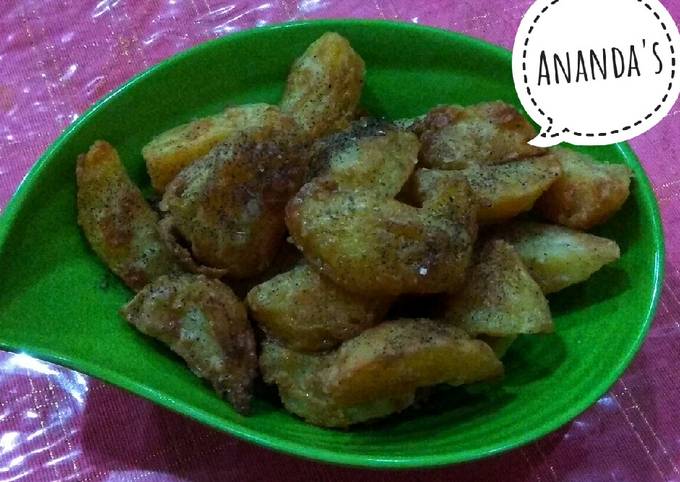 Resep Simple Potato Wedges, Lezat