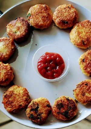 A picture of Leftover rice cutlet.