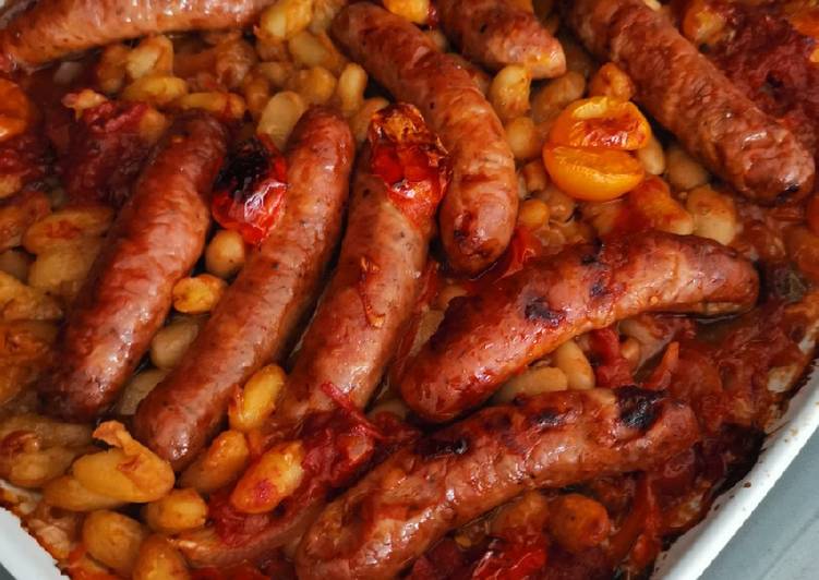 How to Prepare Speedy Beans with sausages