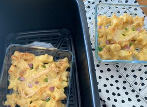 Une photo de ☆Gratin de Gnocchi Star au Munster, à l’Airfryer☆