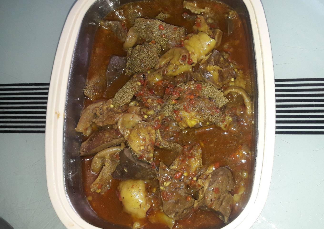 Offal pepper soup