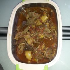 A picture of Offal pepper soup.