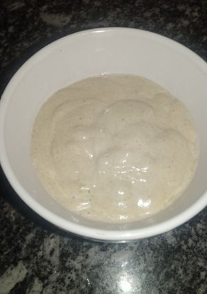 Una foto de Salsa de setas