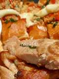 Bánh mì nướng muối ớt kèm thịt nướng
